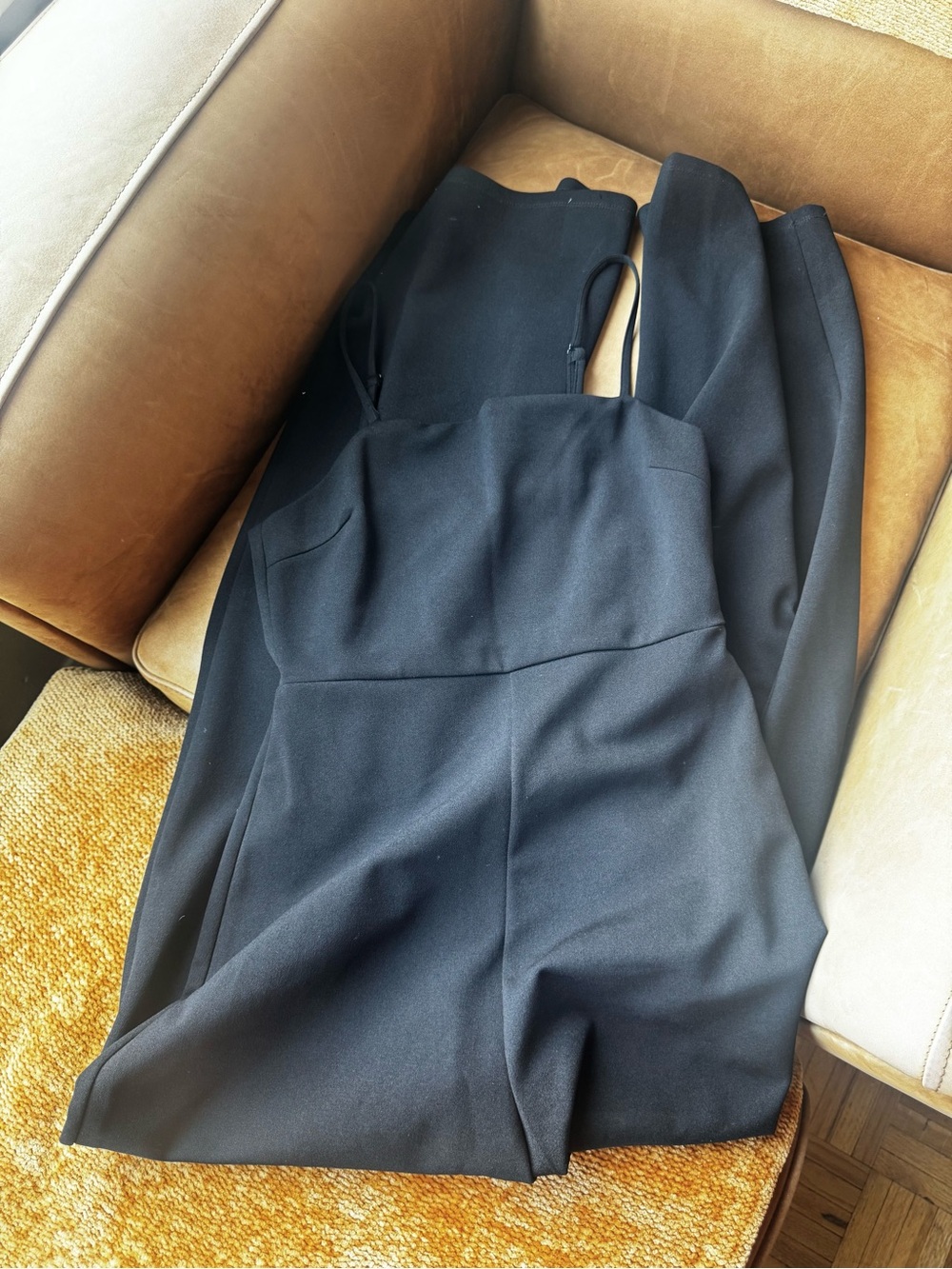 Urban Outfitters Black Wide-Leg Jumpsuit